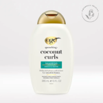 شامپو آبرسان و نرم کننده نارگیل Coconut Curls او جی ایکس مناسب موهای فر حجم 385 میل