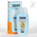 ضدآفتاب فیوژن واتر ایزدین مدل Magic با SPF50 بدون رنگ مناسب تمام انواع پوست حجم 50 میل